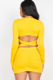 Open Back Bodycon Dress