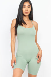 Crossback Bodycon Romper