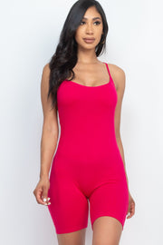 Crossback Bodycon Romper