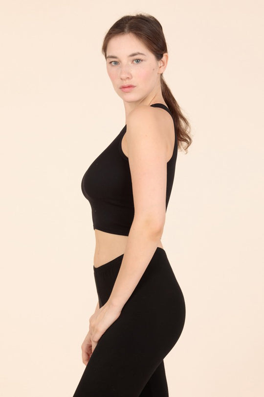 Ribbed Seamless Crop Top