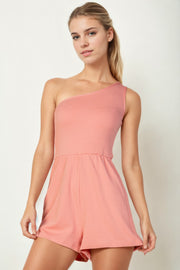 One Shoulder Romper