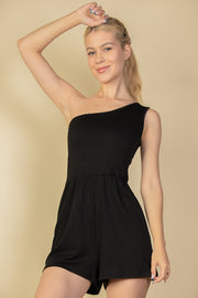 One Shoulder Romper