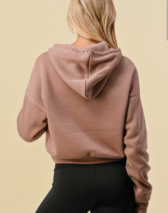Goddess Cropped French Terry Hoodies