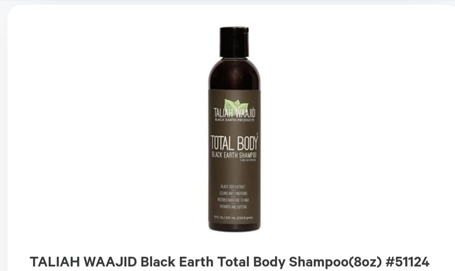 Taliah Waajid Black Earth Products Total Body Black Earth Shampoo 8 fl oz