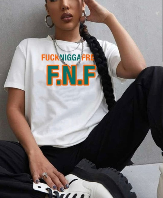 "FNF" Graphic T Shirt