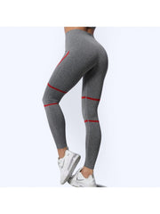 Pure Color Butt Lifting High Waist Leggings