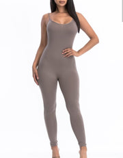 Sexy And Modest Solid Body Con Jumpsuit