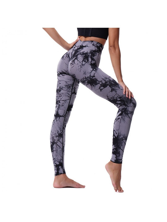 Tie Dyed High-Waist Leggings