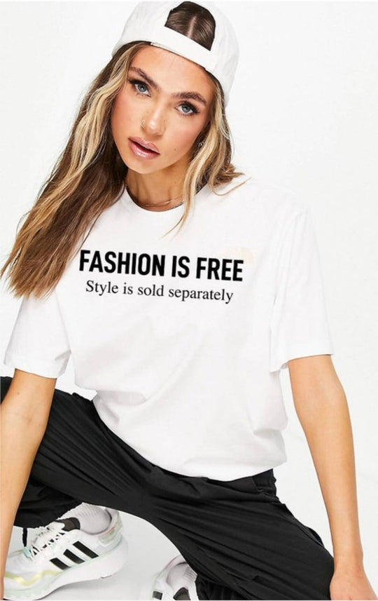 Fashion Is Free Graphic Tees