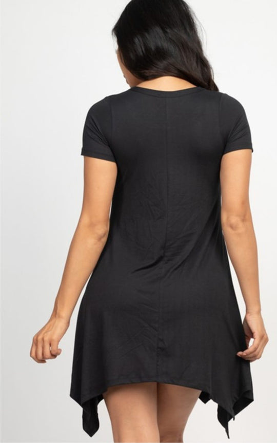 Asymmetrical Trapeze dress