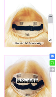 613 Blonde 30 Inch Body Wave Human Hair Wigs