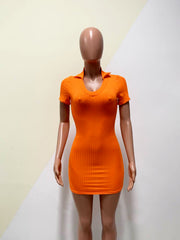 Petty Beauty Solid Coloured Bodycon Dress