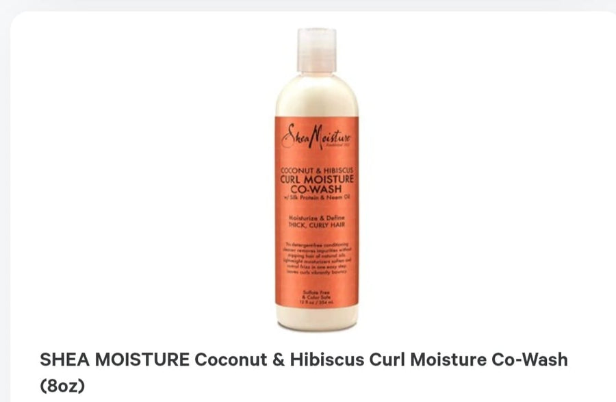 Shea Moisture Coconut And Hibiscus Curl Moisture Co Wash