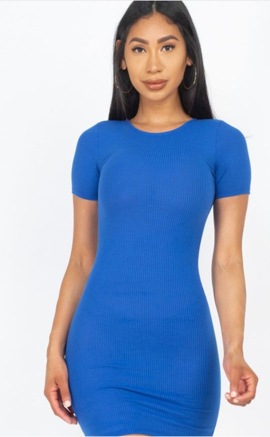 Short Sleeve Mini Bodycon