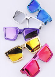 Show Stopper Chrome Mirror Iconic Square Sunglasses