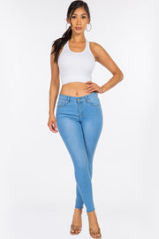 Mid Rise Skinny Jeans