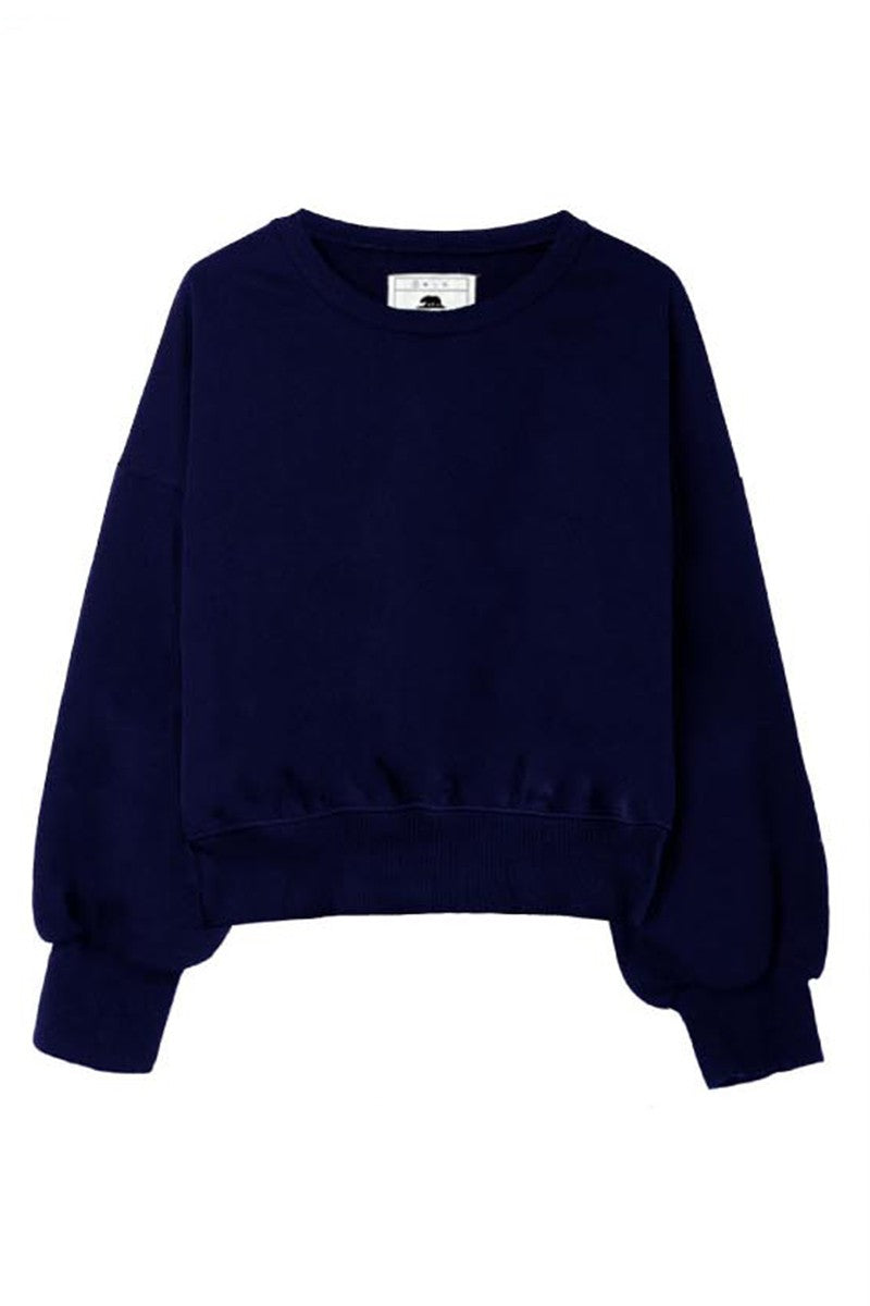 FLEECE BASIC SWEATSHIRTS