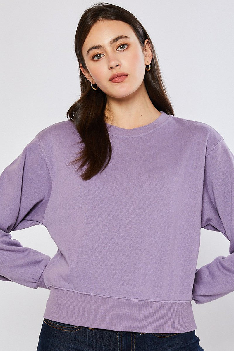 FLEECE BASIC SWEATSHIRTS