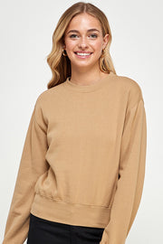 FLEECE BASIC SWEATSHIRTS