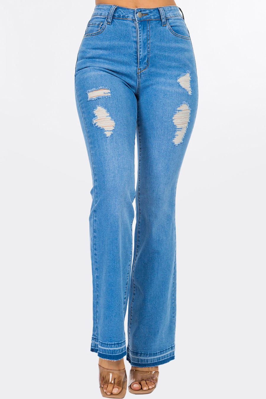 High Rise Flare Jeans