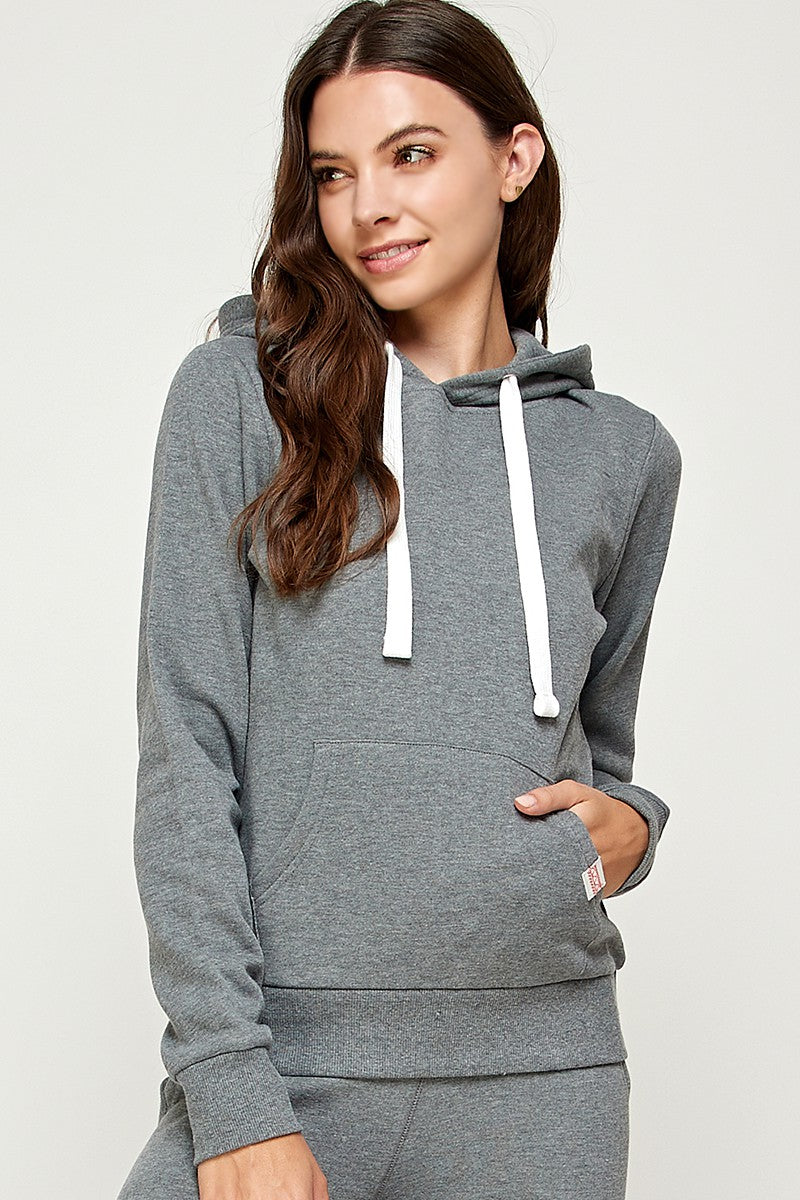 BASIC FLEECE PULLOVER HOODIES