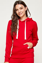 BASIC FLEECE PULLOVER HOODIES