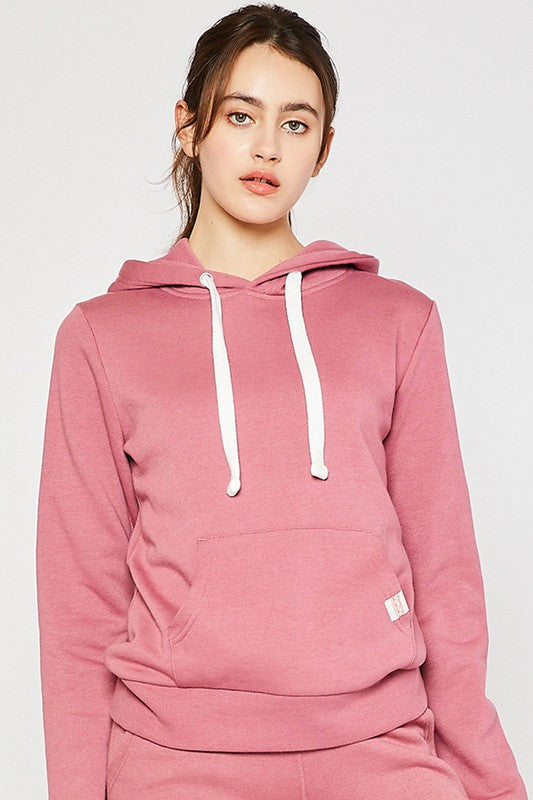 BASIC FLEECE PULLOVER HOODIES