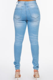 Seamed High Waisted Skinny Jeans