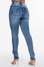 High Waisted Skinny Jeans Super Stretchy