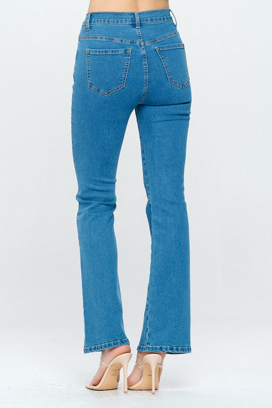 High Rise Bootcut Flare Jeans