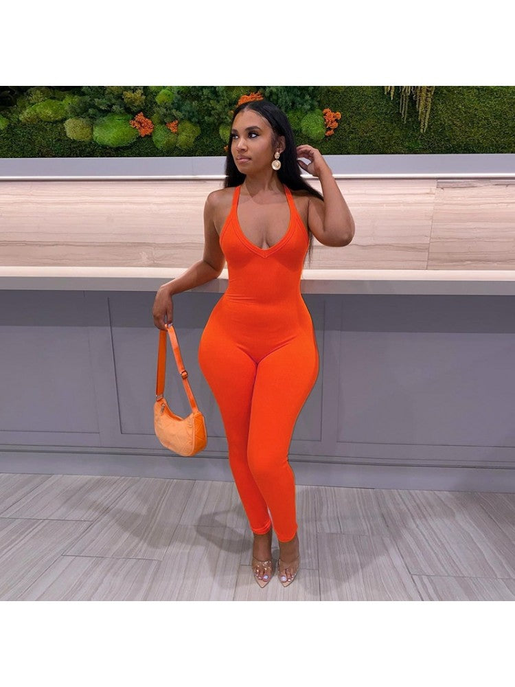 Summer Bodies Ribbed Active Jumpsuits