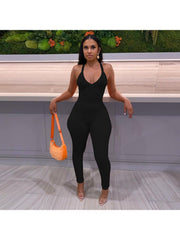 Summer Bodies Ribbed Active Jumpsuits