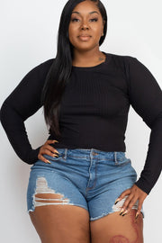 Plus Size Long Sleeve Mellow Top