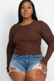 Plus Size Long Sleeve Mellow Top