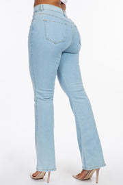 High Rise Bootcut Flare Jeans