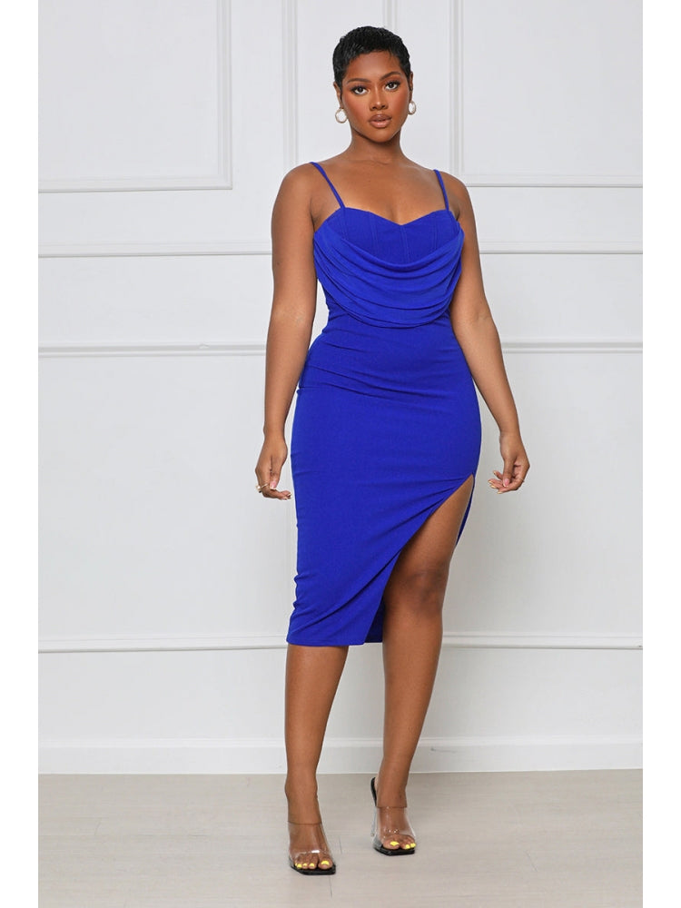 Grown And Sexy Ruched Camisole Dresses