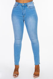 High Waisted Skinny Jeans 5 pocket