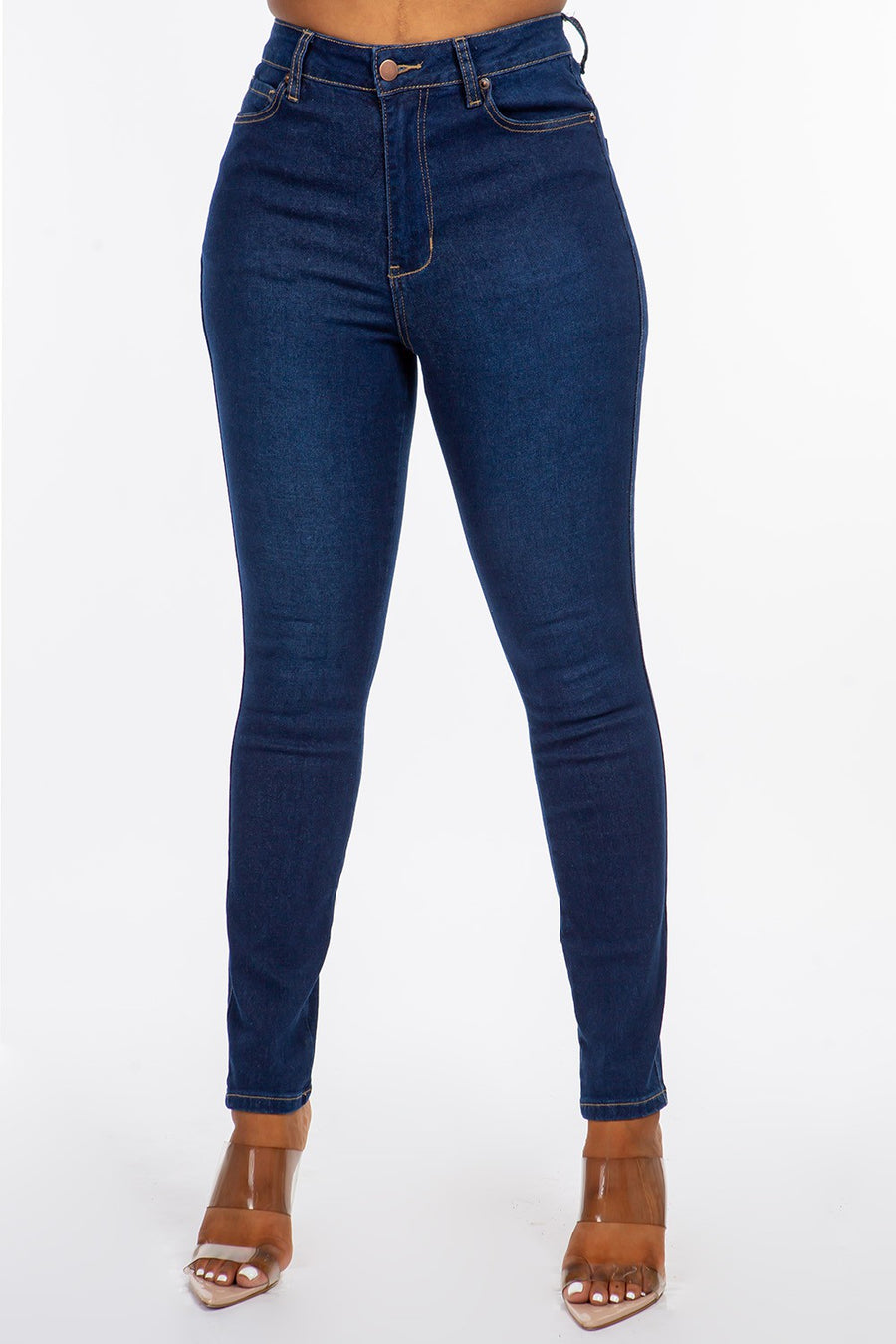 High Waisted Skinny Jeans 5 pocket