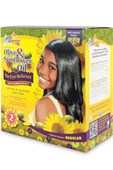 SOFN'FREE Pretty Olive & Sunflower Oil No-Lye Relaxer Kit 2App